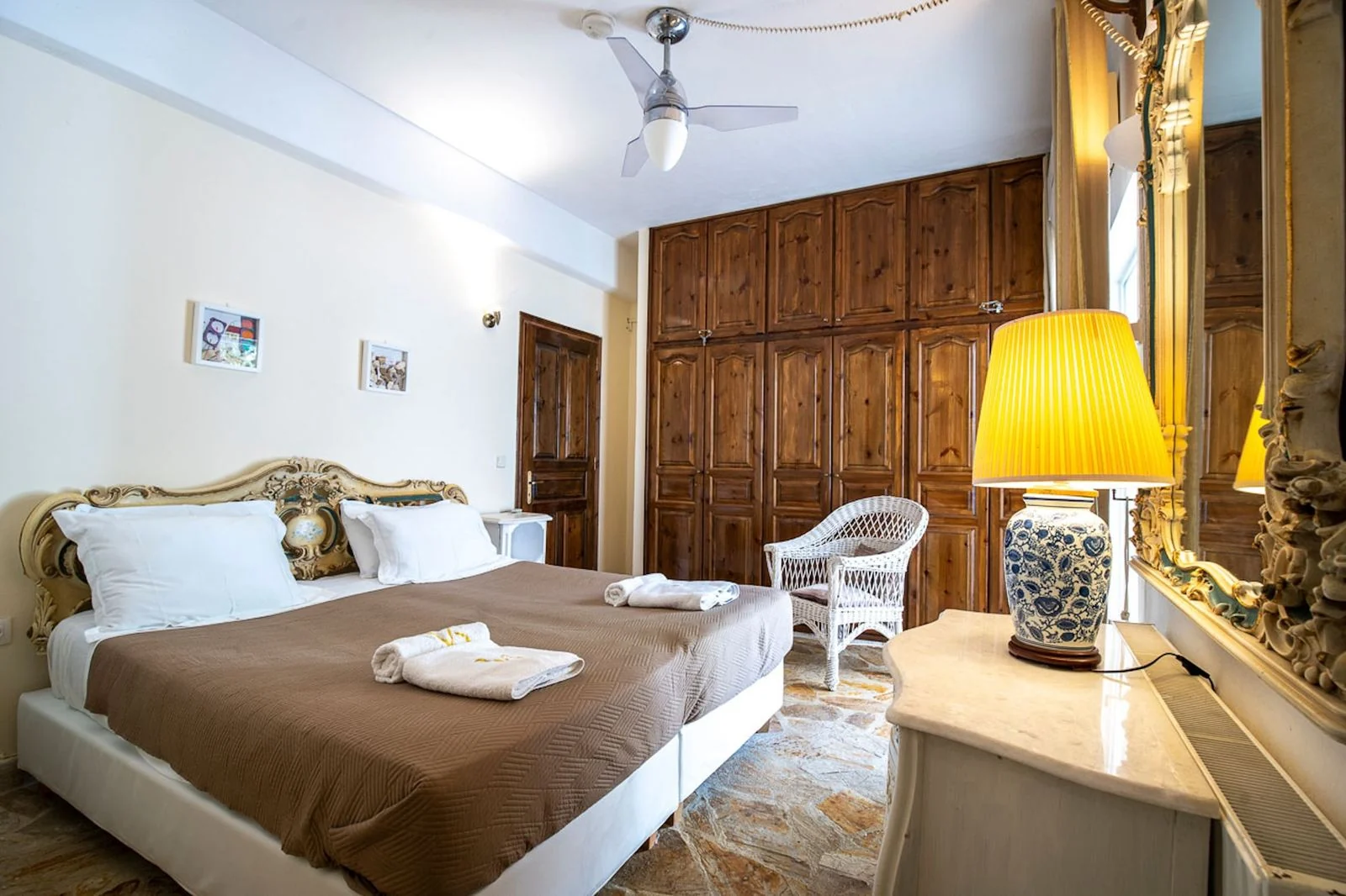 Bedroom, Corfu villa