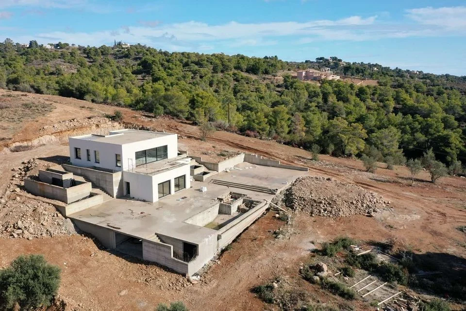 Construction progress on site